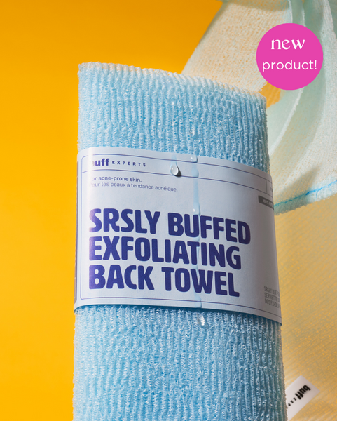 SRSLY Buffed Exfoliating Back Towel